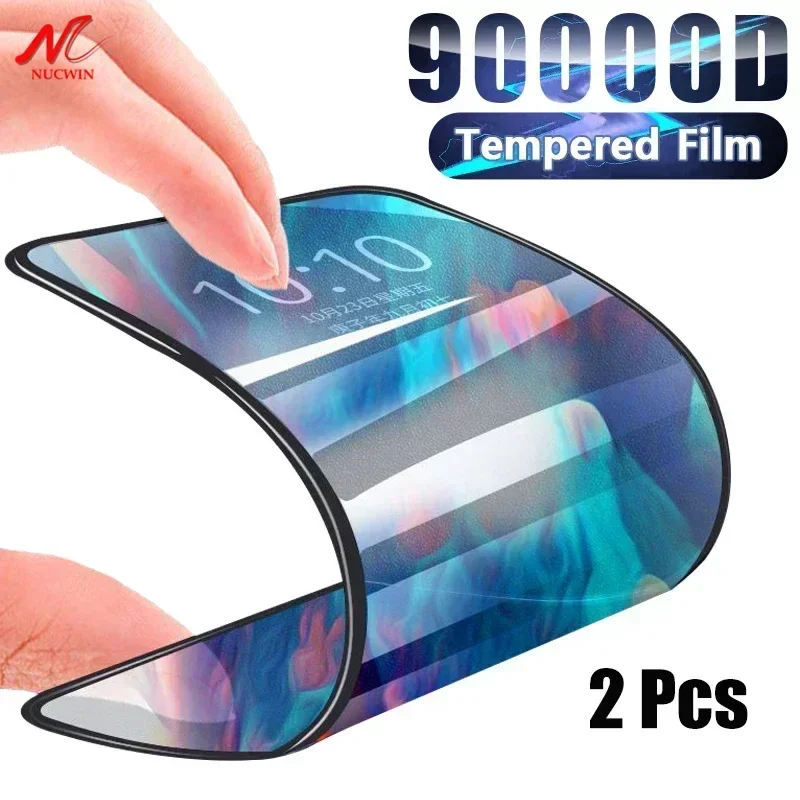 NUCWIN 2-Pack High Clarity Flexible Ceramic Screen Protectors