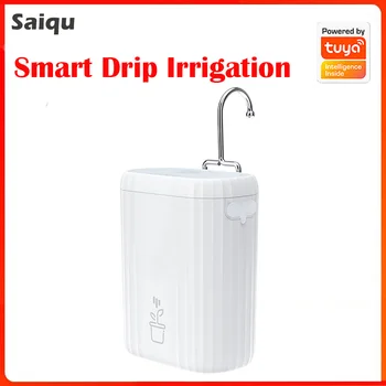 WiFi&Bluetooth Smart Drip Irrigation Kit Automatic Plant Waterer for 10 Potted Plants Water Shortage Alert Remote Control 1