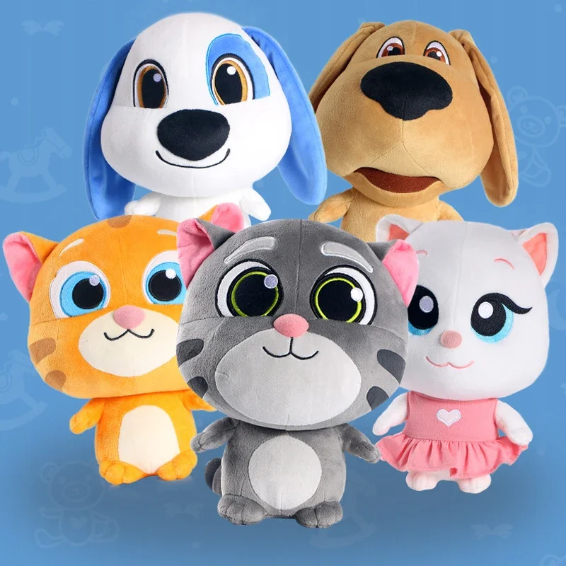 

Kawaii Can't Talk Version Talking Tom And Friends Plush Talking Tom Angela Hank Ginger Ben Dolls Kids Baby Soft Animals Toys