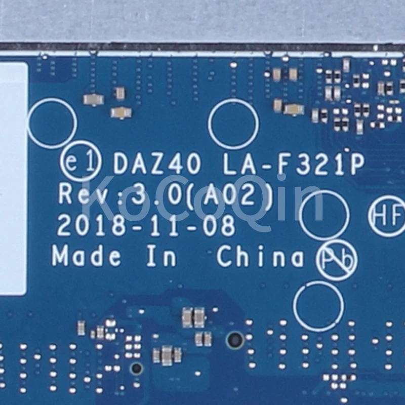 For Dell Latitude E7490 7490 Notebook Mainboard LA-F321P 0PP44F 0V05J5 03MK2N 02766V 0PP44F i3 i5 i7 8th Laptop Motherboard