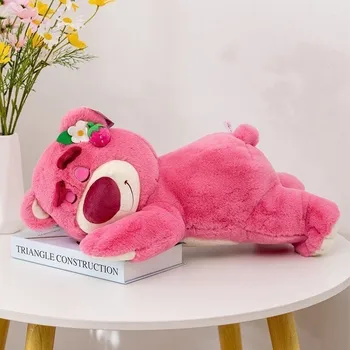 Disney 30cm Story Lotso Cute Bear Strawberry Sofa Plush Pillow Stuffed Toys Children Girls Friends Festivals Birthday Gift 6