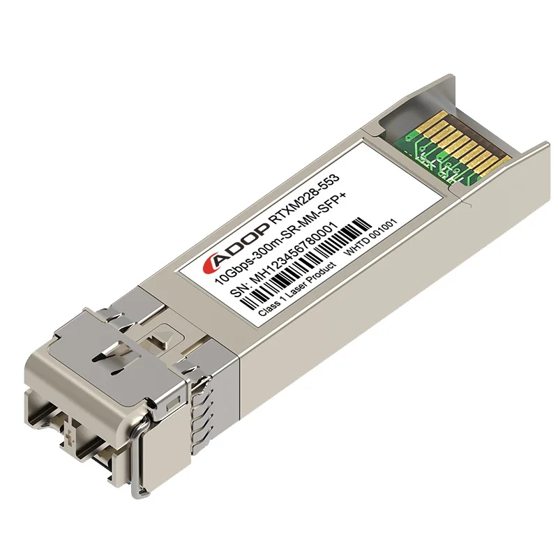 ADOP for Cisco SFP-10G-SR Compatible 10GBASE-SR SFP+ 850nm 300m DOM Duplex LC MMF Optical Transceiver Module tp link tl sm5110 sr 10gbase sr sfp lc transceiver 850nm multi mode lc duplex connector up to 300m distance supports digital diagnostic monitorin