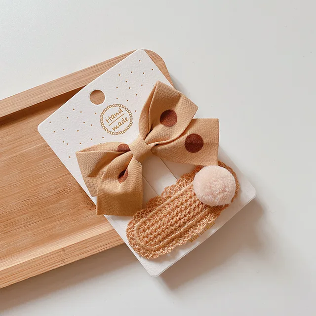 Coffee Warm Color Cute Cartoon Princess Hairpins Children Girls Kid Hair Clips Barrettes Accessories Hairclip Headwear Headdress clip