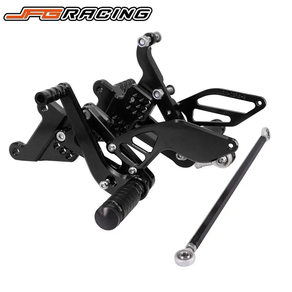 Motorcycle Adjustable Footpegs Foot Pegs Pedals Rest Rearset For Yamaha Yzf R6 Yzfr6 20032005