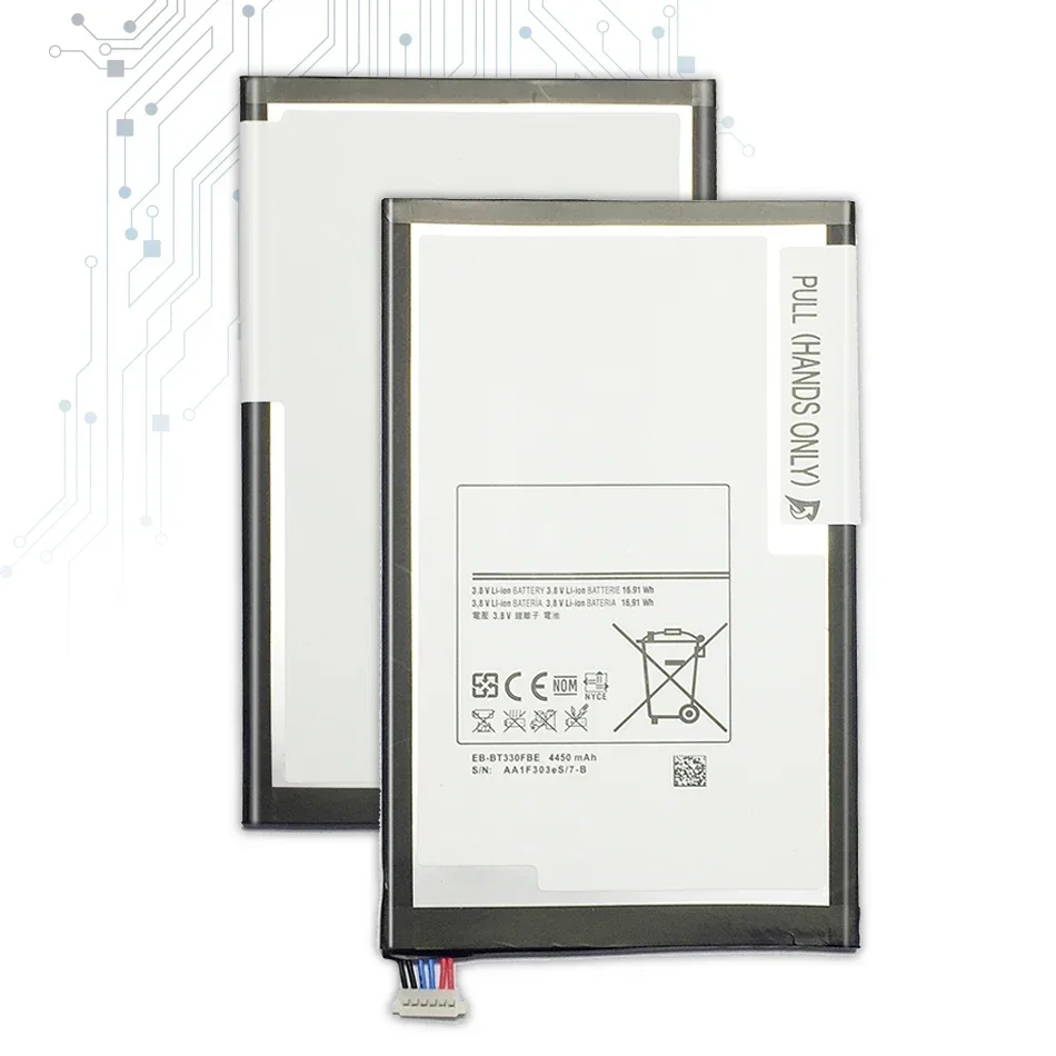 Battery For Samsung Galaxy Tab 4 8.0 T330 T331 T331C T335 SM-T330 SM-T331 SM-T335 4450mAh rechargeable battery