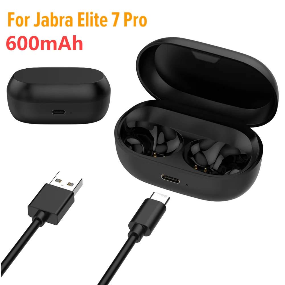 Charger Case for Jabra Elite 7 Pro Earbuds Type-C Port Wireless