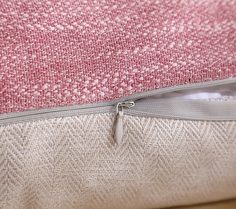 1 Pillowcase And 1 Pillow Core 35x60cm Embroidered Pillow With Hidden Zipper Set 5