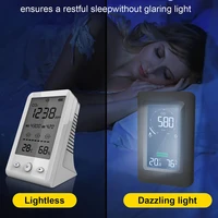 NDIR Co2 Meter Alarm Temperature Humidity Detector 3 in 1 Air Quality Monitor Gas Analyzer with LCD Display USB Rechargeable 5