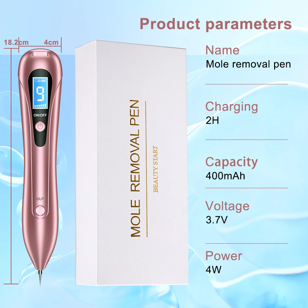 Plasma Pen Skin Tag Remover Dark Spot Freckle Warts Mole Pimples Tattoo Removal