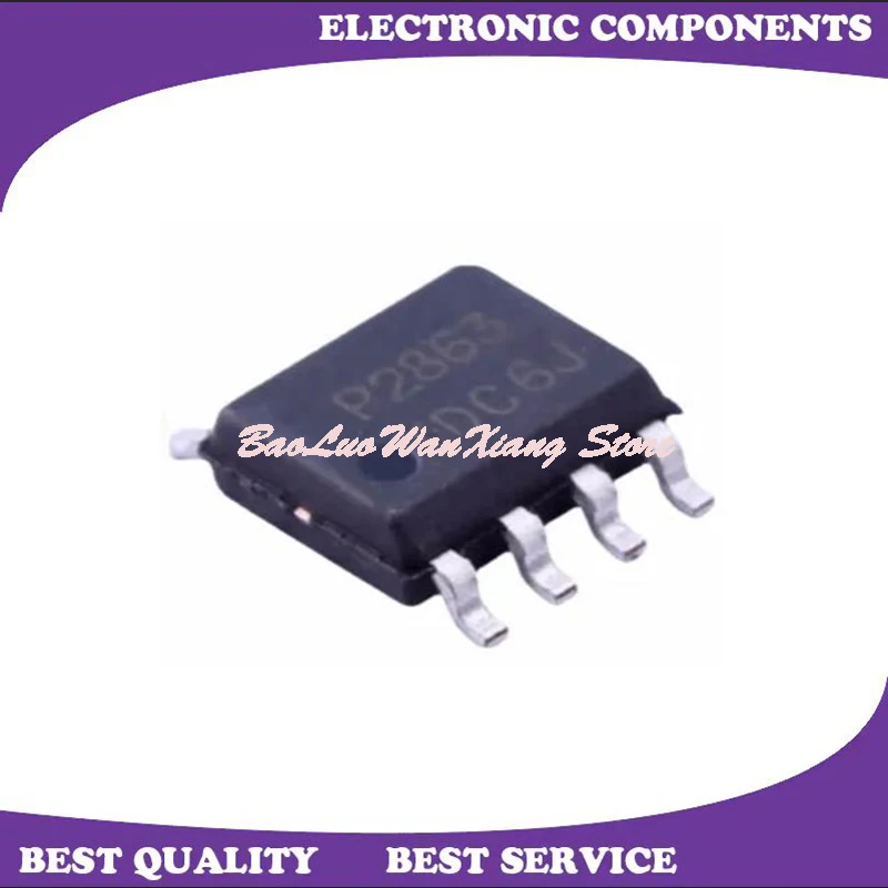 10 Pcs/Lot PAM2863ECR PAM2863 P2863 SOP-8 New and Original In Stock