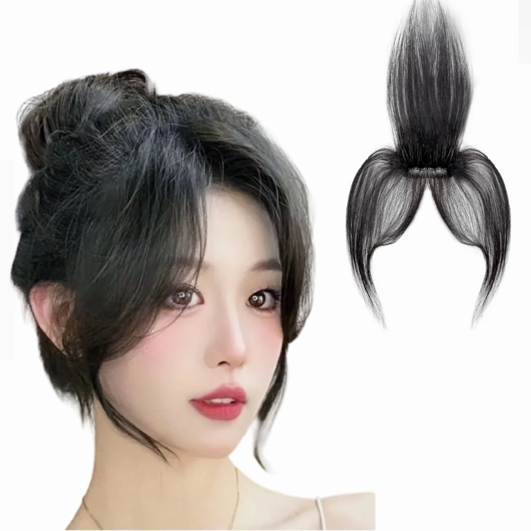 Human Hair Bangs Clip In Baby Hair For Women