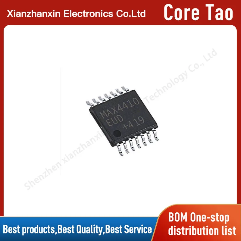 

1pcs/lot MAX4410 MAX4410EUD MAX4410EUD+T TSSOP-14 Driver chip in stock