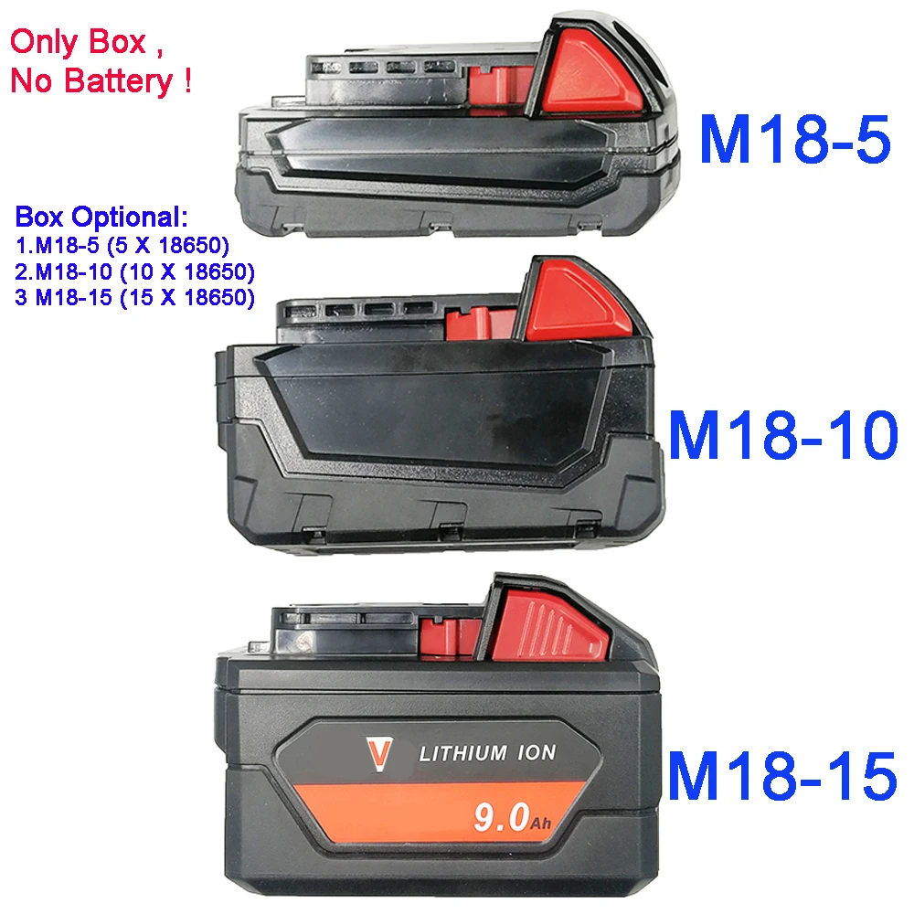 M18 Li ion Battery Plastic Case PCB Charging Protection Circuit Board ...