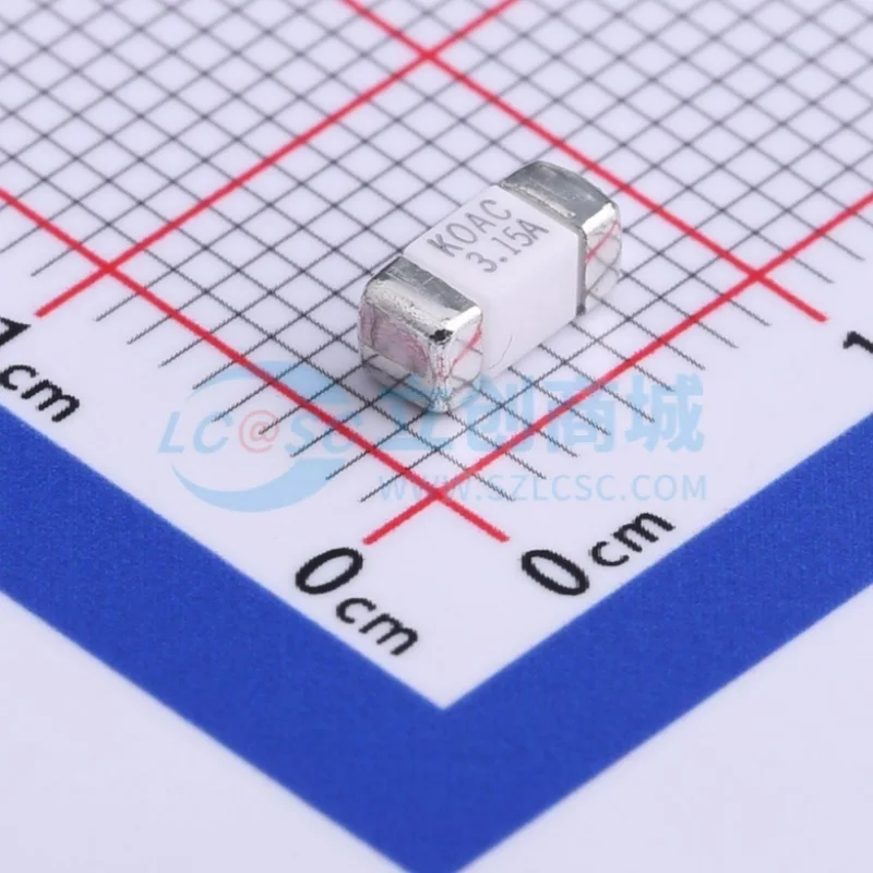 

1 PCS/LOTE CCF1N3.15TTE Fuse Chip 3.15A 125V SMD Solder Pad 2410 Ceramic T/R UL/cUL 100% New and Original