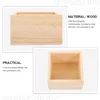 4 Pcs Lidless Storage Boxes Handicraft Wooden Boxes Small Crates Unfinished Wood Crate Jewelry Gift Boxes Containers Display 5