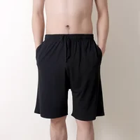 New summer plus size men's shorts modal casual home pants thin large size loose shorts pajamas men's pajamas pajama pants