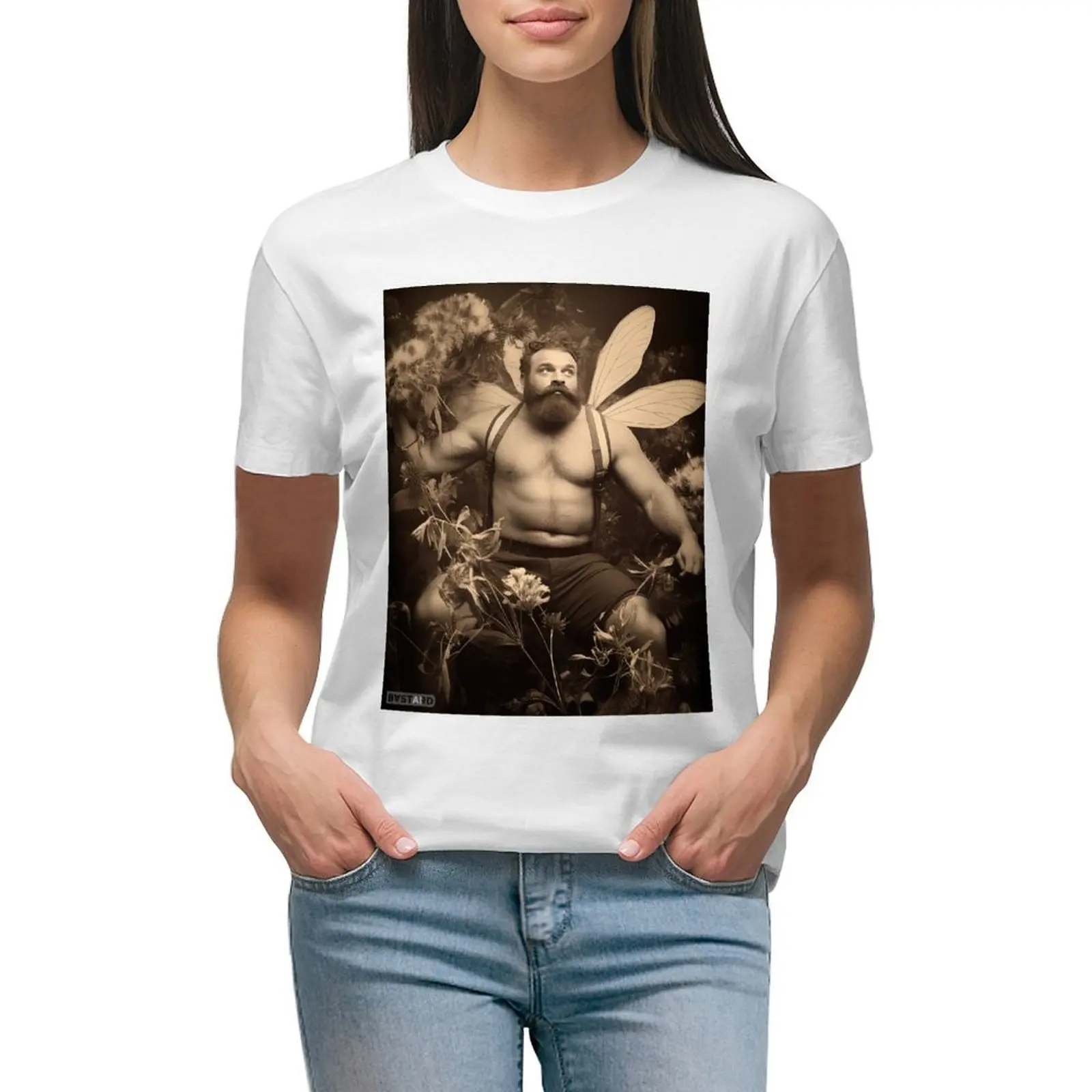 

Beefy Fairy 6 T-shirt Short sleeve tee summer clothes t shirts for Women