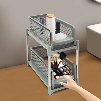 Pull Out Cabinet Organizer, Kitchen Cabinet Drawer, Under Sink Organizer Kitchen Bathroom Storage Organization 2