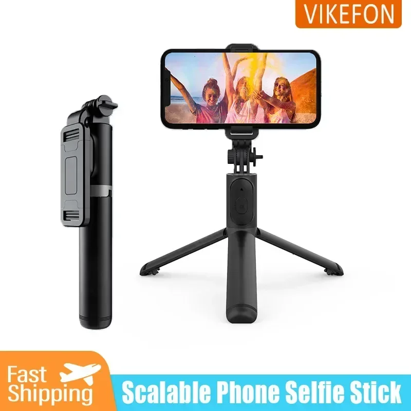 Selfie Stick Q01 Mobile 101cm Extendable Desktop Tripod Phone Holder With Wireless Remote Control for Smartphones Action Camera