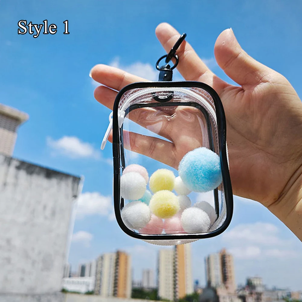 Thicken Transparent PVC Mystery Box Organizer Box Keychain Bag Protect Mystery Toy Storage Case for Jasmine Bubble Matt Doll Toy