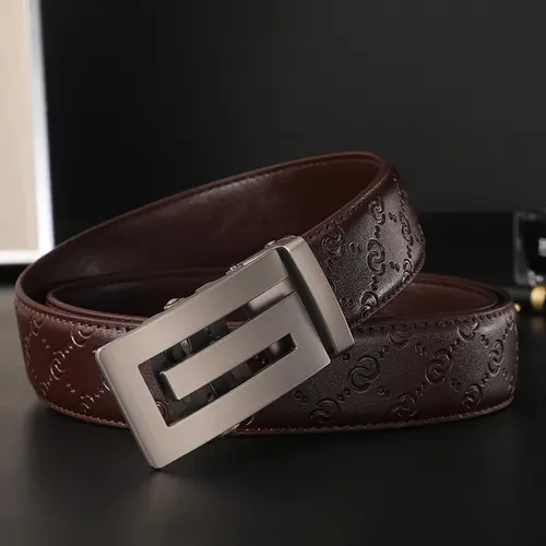 High Famous Brand Luxury Belt Women Genuine Leather Strap G Buckle Belts for Men Jeans, Canvas Male Business Brand Men Belt - Image 3