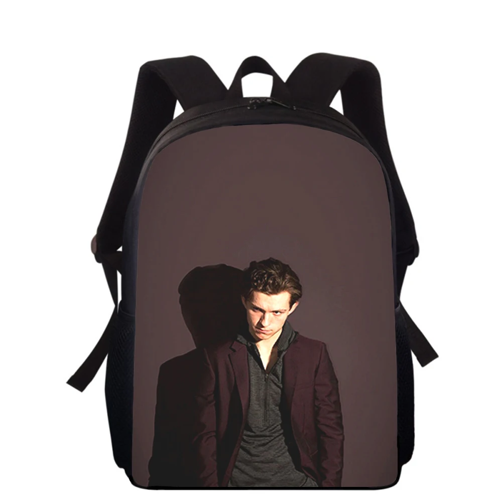 Tom Holland 15” 3D Print Kids Backpack Primary School Bags for Boys Girls Back Pack Students School Book Bags