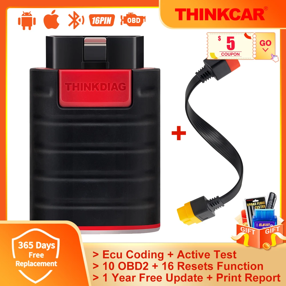 THINKCAR PRO Support Car Full System OBD2 Bluetooth Scanner DZ Diagnostic  Tool