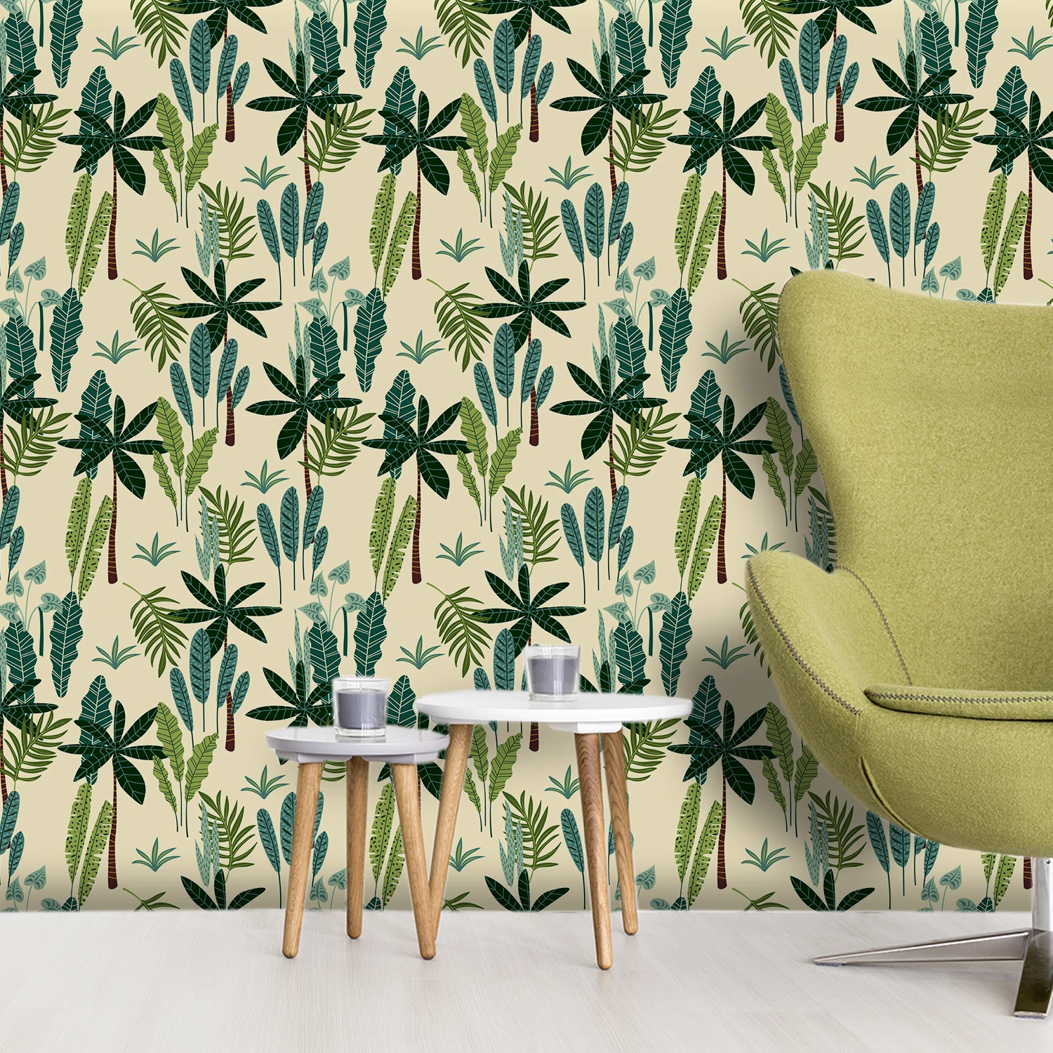 Green Leaf Peel and Stick Wallpaper Self Adhesive Contact Paper Removable  Waterproof Vinyl Wallpaper for Furniture Renovation - AliExpress