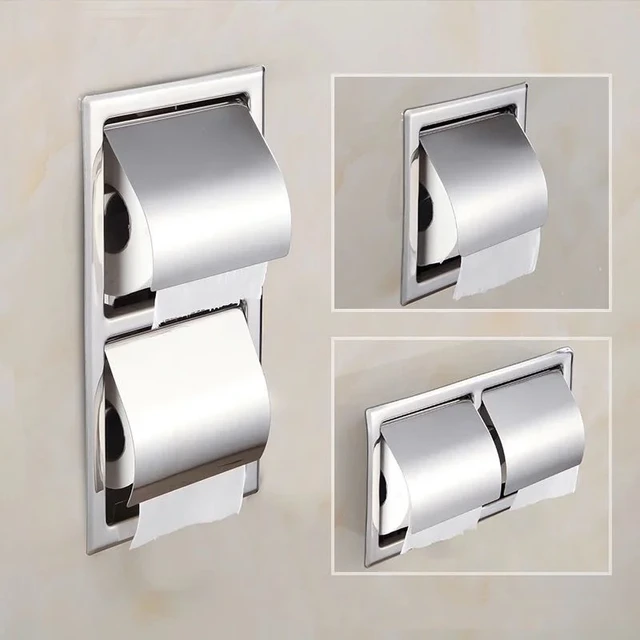Stainless Steel Toilet Paper Roll Holder  Stainless Steel Tissue Paper  Holder - Paper Holders - Aliexpress