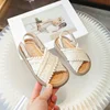 Girls Summer Beach Shoes Ethnic Style Kids Casual Sandals Soft Sole Fashion Children Retro Princess Shoes 2024 Summer New 4