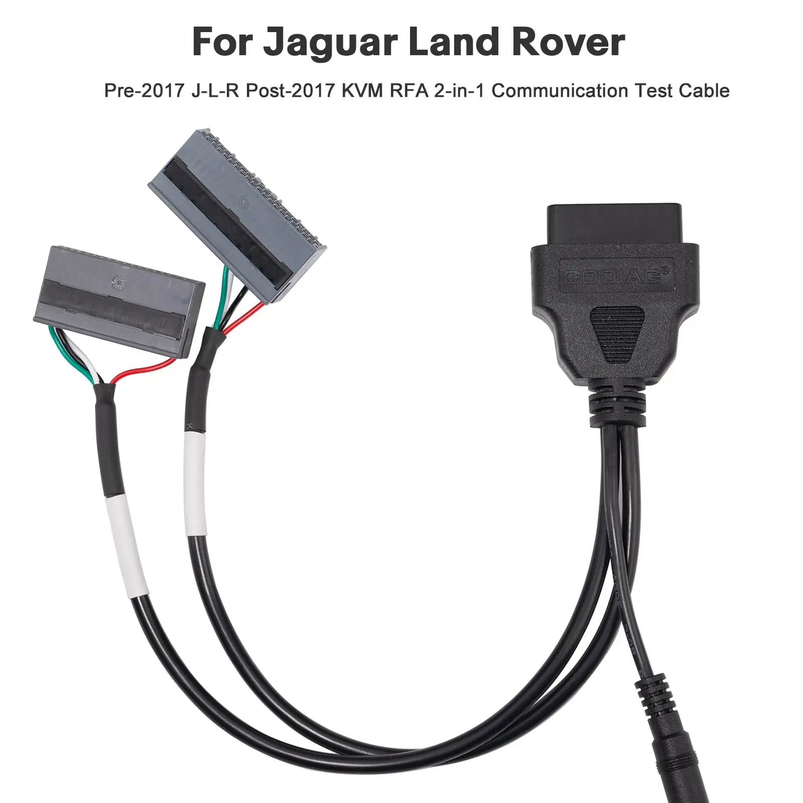 GODIAG Für Jaguar Land Rover Vor-2017 J-L-R Nach-2017 KVM RFA 2-in-1 Kommunikations-Testkabel – Detail 2