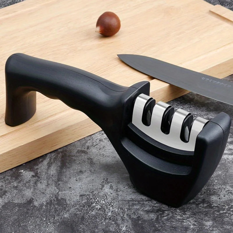 Three Level Knife, Diamond Sharpening, Multifunctional, Kitchen