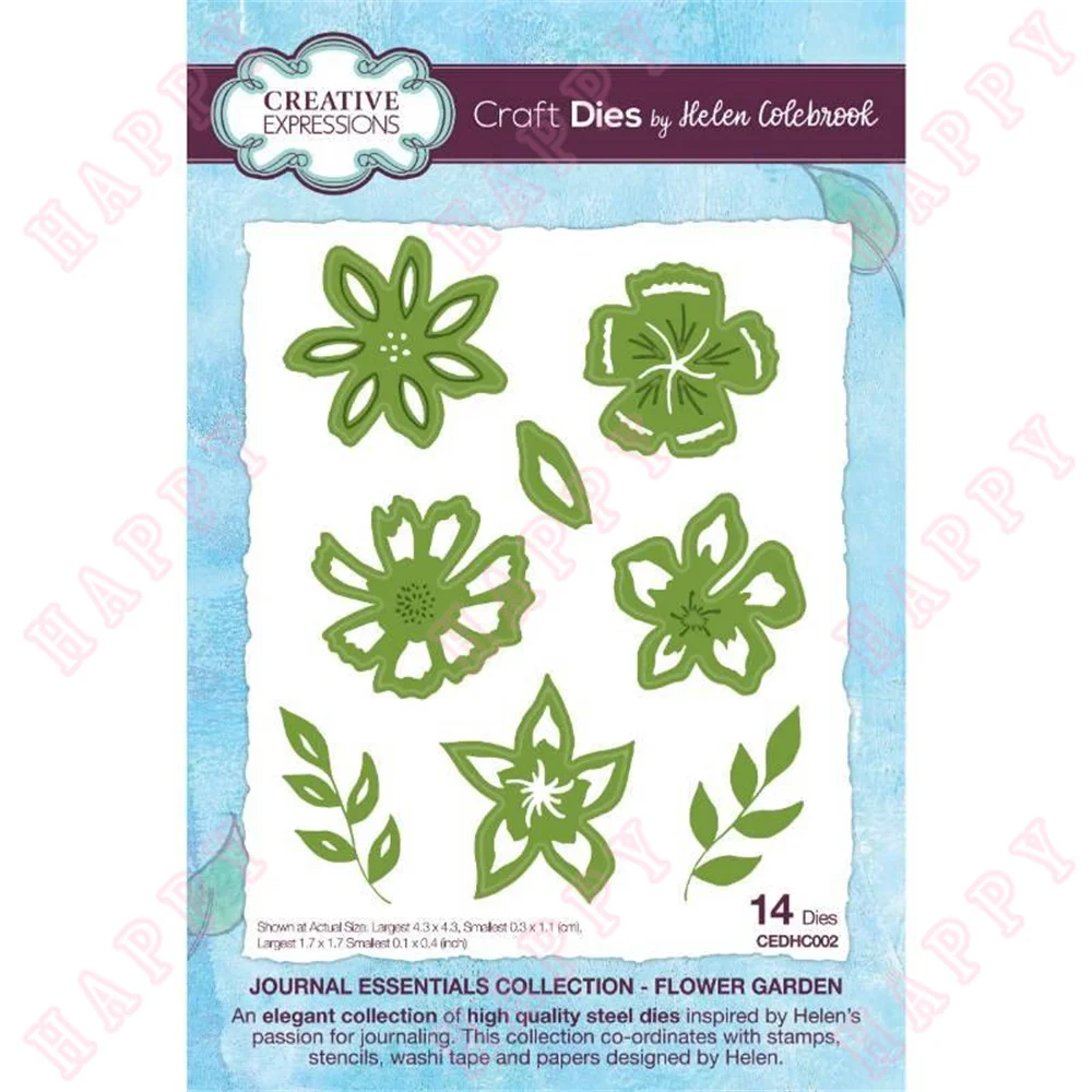 

New 2022 Metal Cutting Dies Flower Garden Decoration For DIY Scrapbooking Diary Album Paper Template Card Embossing Handcraft