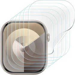 Premium Screen Protector Set for Apple Watch - 10 Pack Accessories Bundle (45mm)
