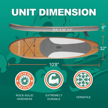 CADALENE Inflatable Paddle Board, Stand Up Paddle Board, Sup Board with Premium Sup Accessories, For Adults 2