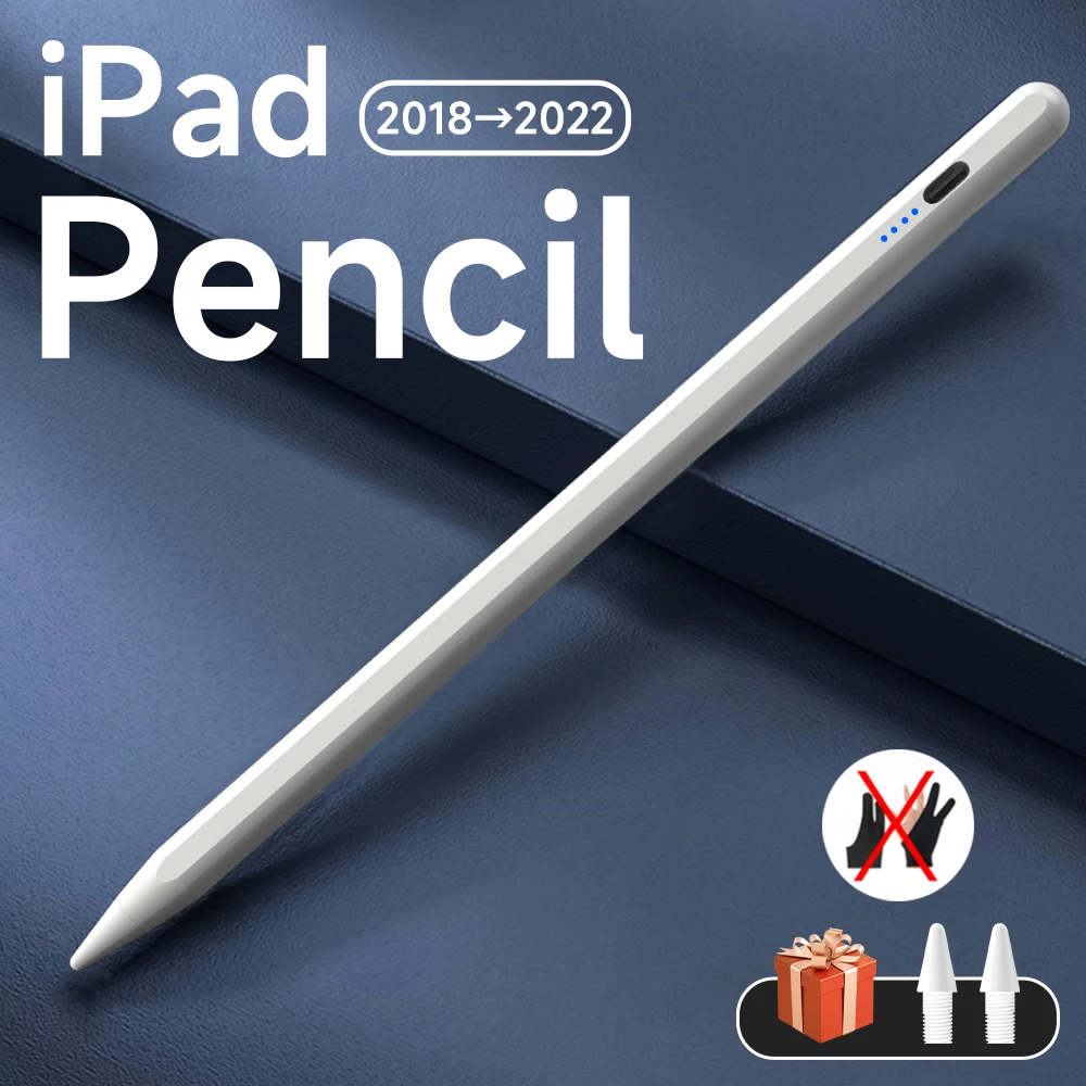 para Apple Pencil Ipad Caneta Caneta de Rejeição Palma Stylus para Ipad Pro Mini ar 2023 2023 20232023 2023 para Apple Caneta Ipad Lápis
