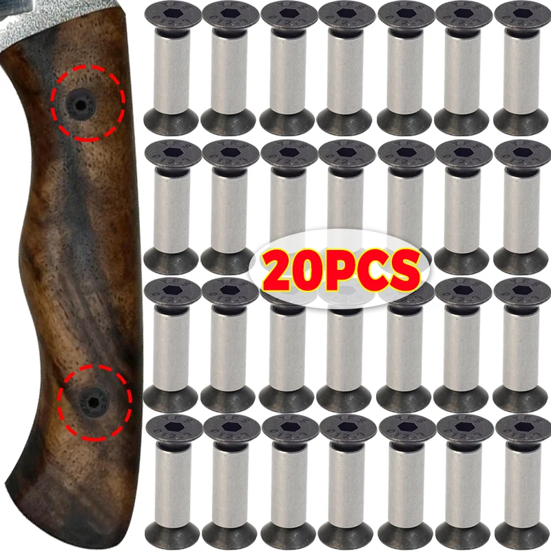2/20pcsKnifeHandleBoltRivetsScrewFastenerNutHexSocketHeadScrewsDIYKnivesMakerKnifeBladeFixingScrewAccessories-AliExpress13