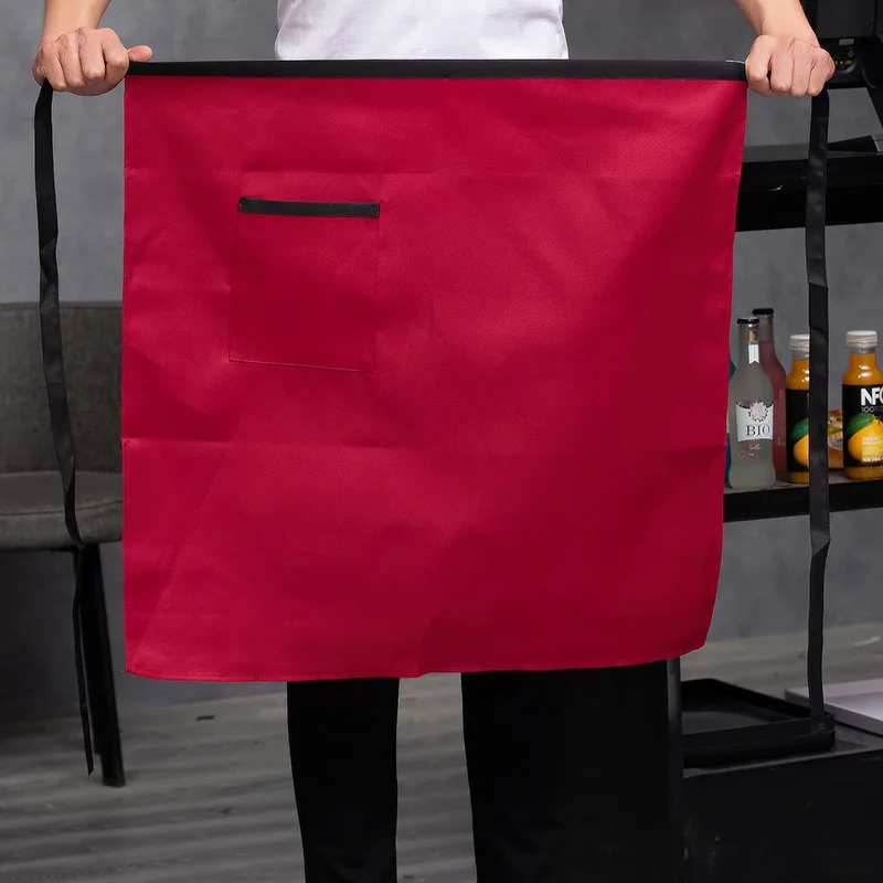Hotel Professional Kitchen Apron Restaurant Chef Aprons Catering Services Cooking Apron Coffee Shop Women Waiter Splicing