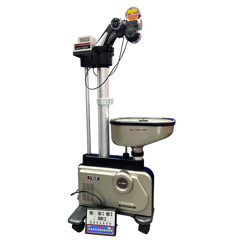 

Y&T V989-2019 Professional Table Tennis Serve Machine Floor-mounted Fully Automatic training partner table tennis