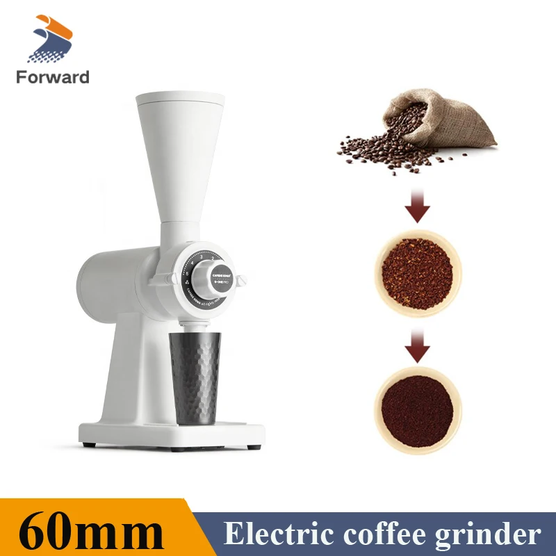 60MMFlatBurrGrinderPortableElectricCoffeeGrindingMachinefor