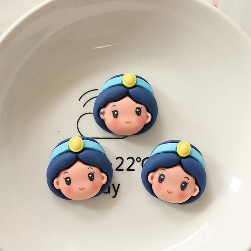 Cute Cartoon Princess Series Flat Back Resin Scrapbooking DIY Jewelry Craft Decoration 10 Pcs simulation stones decor accessories resin jewelry accessories resin embellishments