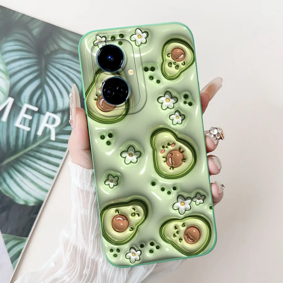 Cute Cartoon Camera Protection Matte Soft Phone Case Cover