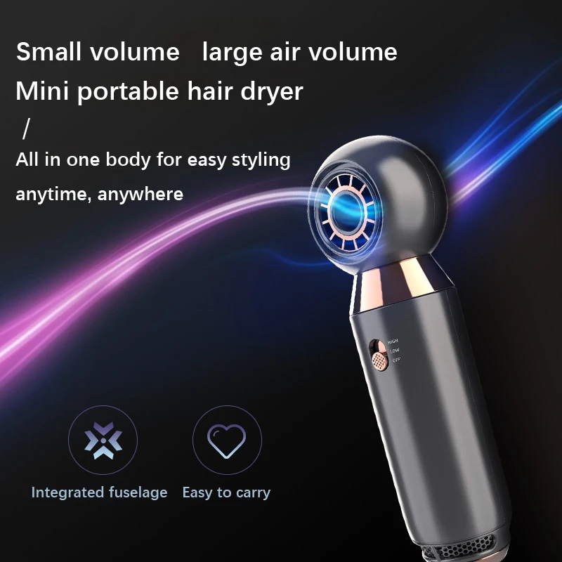 Sunhills Quick Blow Mini Baby Leafless Multi Pole Ring Magnet Hair Dryer