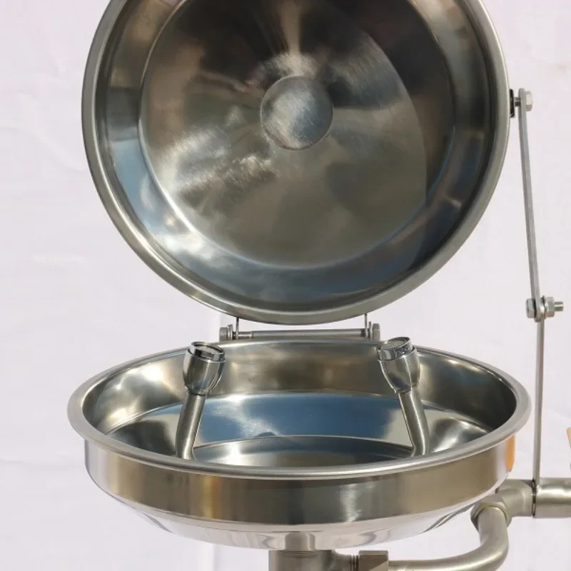

Wall-Mounted 304 Stainless Steel Flip Wash Eye Machine Btg12 304 Stainless Steel ABS Anti-Corrosion Layer Wash Eye Machine