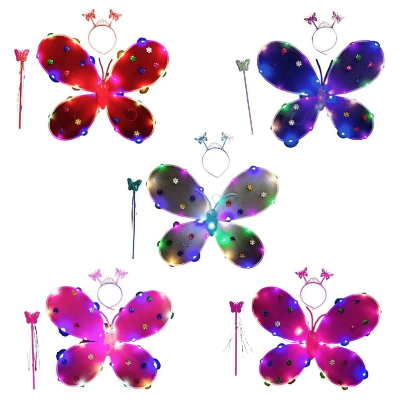 

Light Up Wing Sparkles Wing Fairy Angel Wing Party Dress Up Cosplays