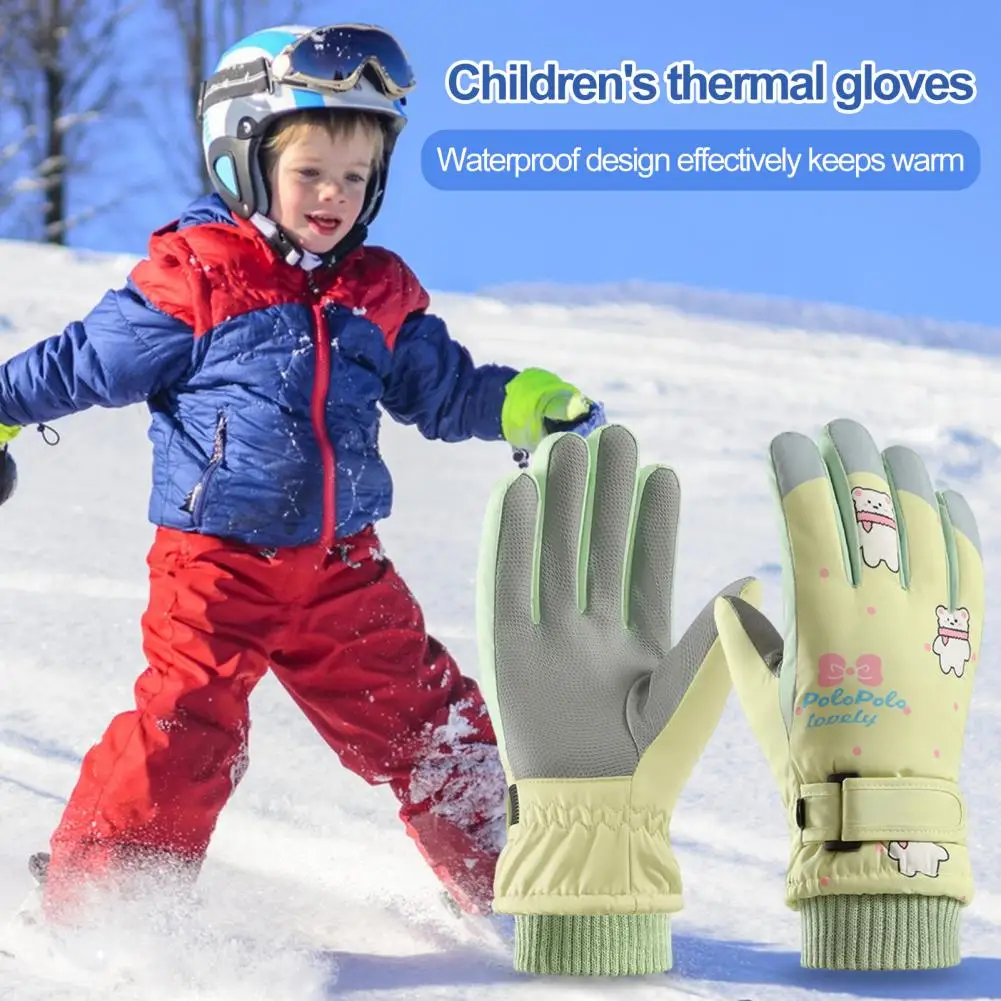 Ki Gloves Women Warm Winter Waterproof Skiing Snowboard Gloves Snowmobile Riding Motorcycle Outdoor Snow Gloves 2023 New