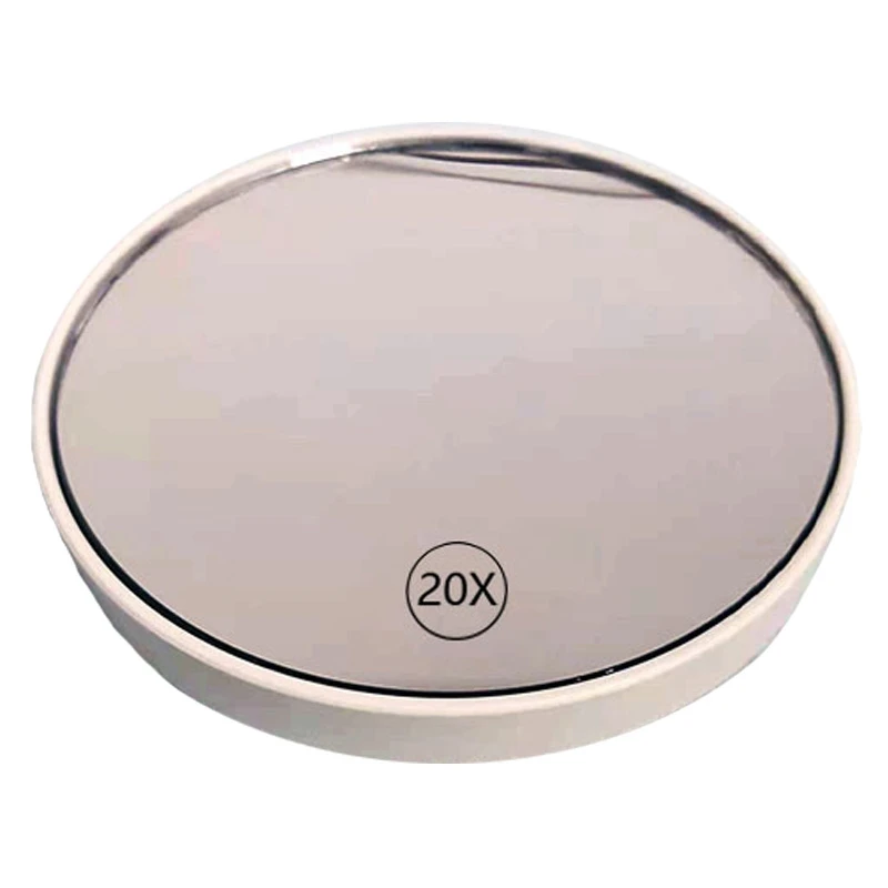 Magnifying Makeup Mirror 20X Handheld Magnifying Makeup Mirror With Handle ,White