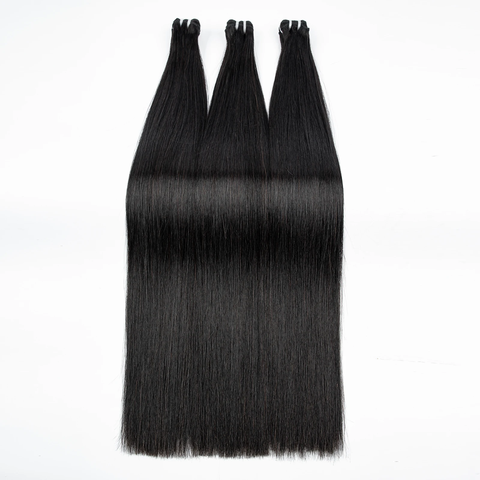 16A Double Drawn 1BT4 Ombre Vietnamese Bone Straight Human Hair Bundles 100% Unprocessed Raw Virgin Hair Extensions for Women