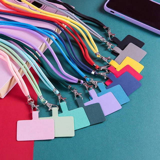 Universel Téléphone Lanière Détachable Réglable Coloré Cordon Anti-perte  Lanière Téléphone Attache De Sécurité Porte-clés Chaîne Corde - AliExpress