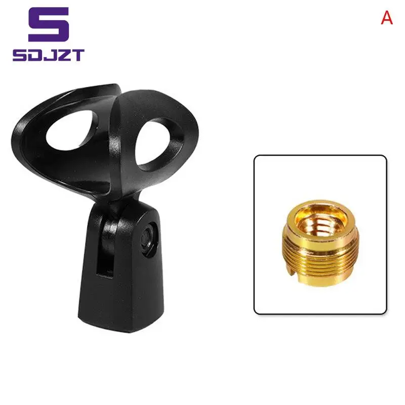 Microphone Clip Wireless Microphone Cantilever Shock-proof Bracket Clip Universal Holder Female Nut Adapter microphone adapter,microphone clip holder